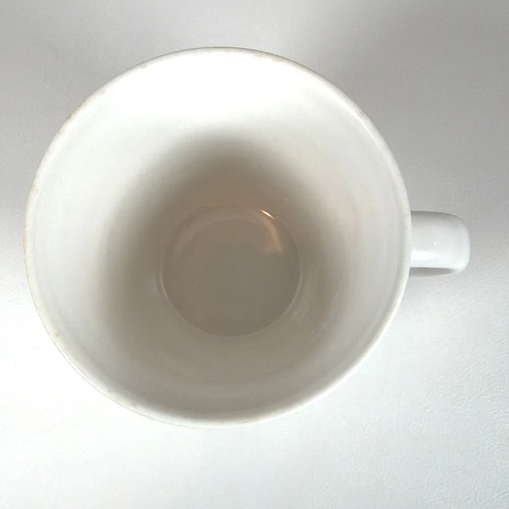Vintage 2001 Starbucks Barista White Coffee Mug ESTD 1971 Logo
